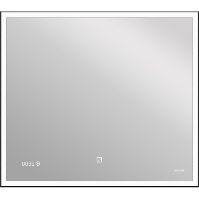 Зеркало CERSANIT LED 011 DESIGN 100 с подсветкой и часами KN-LU-LED011*100-d-Os